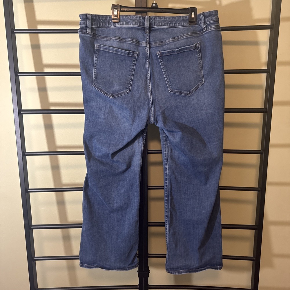 Lane Bryant womens Flex Magic Waistband Mid Rise bootcut jeans Plus 20 SHORT - Picture 4 of 7